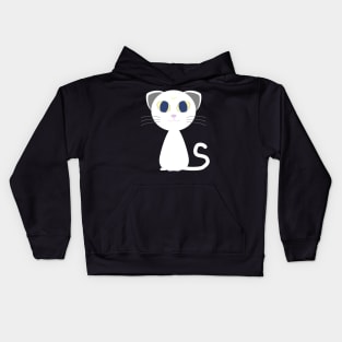 Artemis - Flat Design - Blue Eyes Kids Hoodie